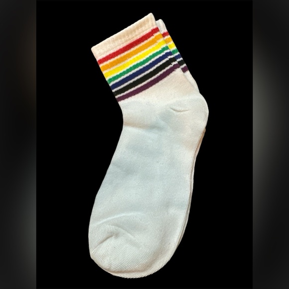 Colorful Striped Ankle Socks NEW (3 Pair) - Picture 4 of 8